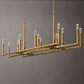 Avar Forged Linear Chandelier 72"D-Meet Lighting