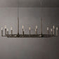 Avar Forged Linear Chandelier 72"D-Meet Lighting