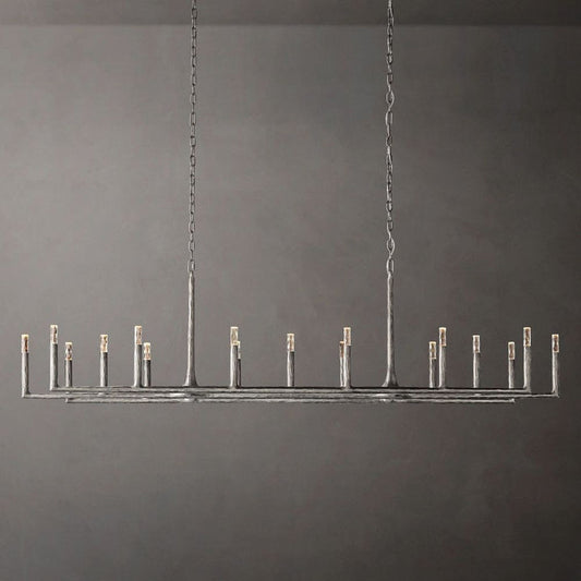 Avar Forged Linear Chandelier 96"D