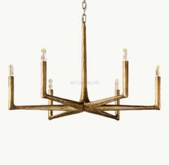 Avarital Forged Round Chandelier 36" 48” 60” 72”-Meet Lighting