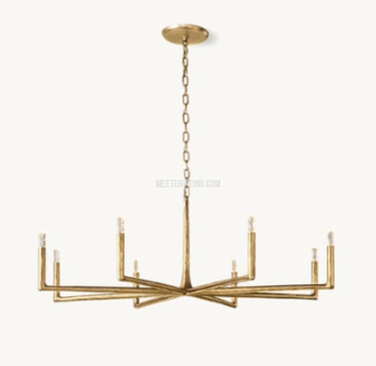 Avarital Forged Round Chandelier 36" 48” 60” 72”-Meet Lighting