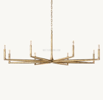 Avarital Forged Round Chandelier 36" 48” 60” 72”-Meet Lighting