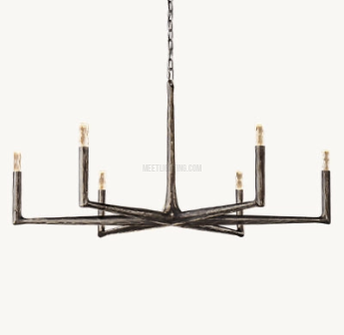 Avarital Forged Round Chandelier 36" 48” 60” 72”-Meet Lighting