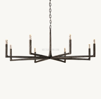 Avarital Forged Round Chandelier 36" 48” 60” 72”-Meet Lighting