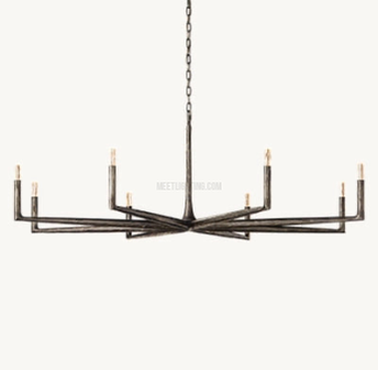 Avarital Forged Round Chandelier 36" 48” 60” 72”-Meet Lighting