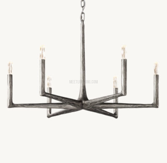 Avarital Forged Round Chandelier 36" 48” 60” 72”-Meet Lighting