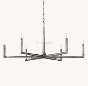 Avarital Forged Round Chandelier 36" 48” 60” 72”-Meet Lighting