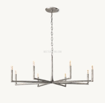 Avarital Forged Round Chandelier 36" 48” 60” 72”-Meet Lighting