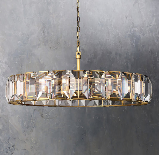 Harlow Crystal Round chandelier 60"