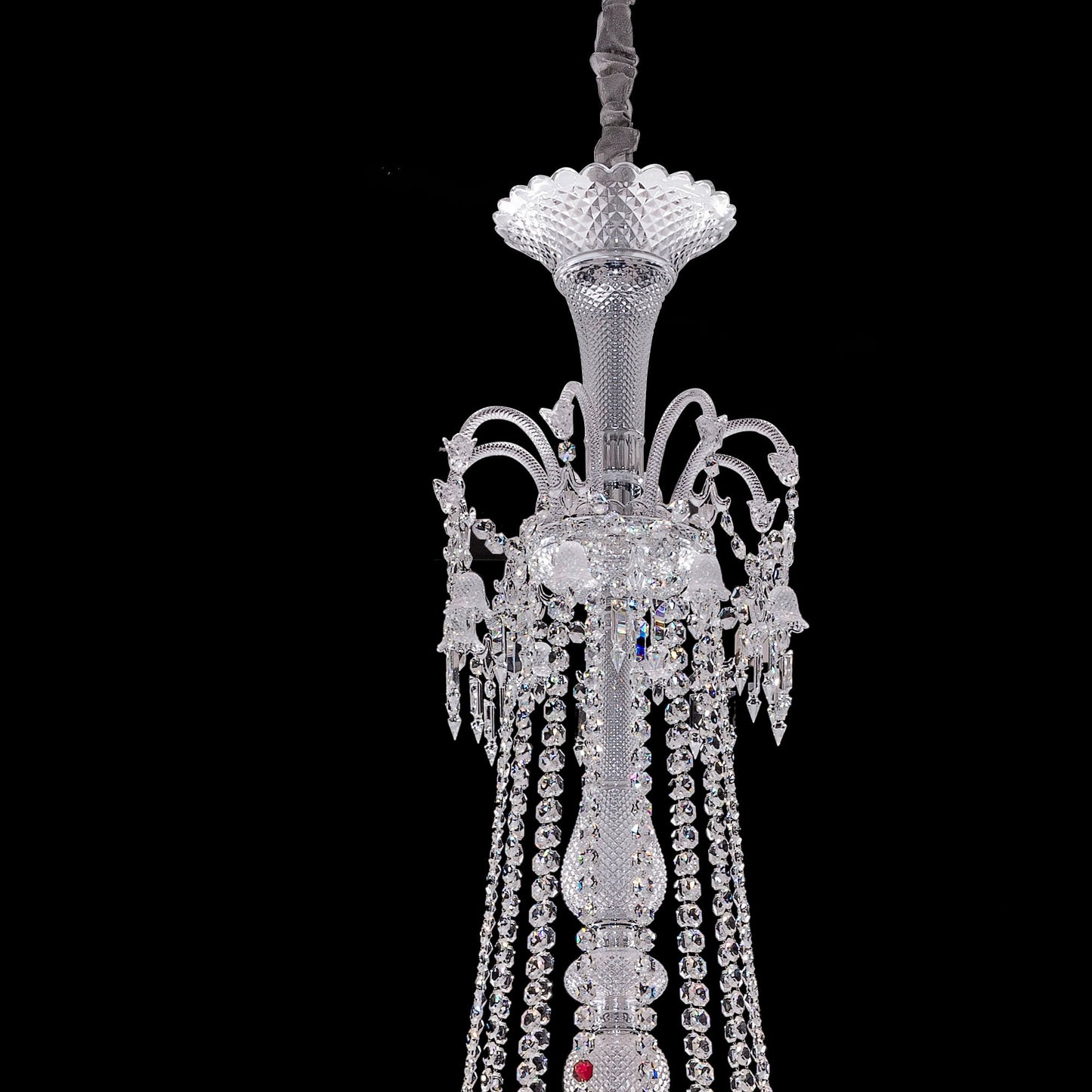 Baccarat Large Entrance Crystal Chandelier-Meet Lighting