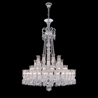 Baccarat Large Entrance Crystal Chandelier-Meet Lighting