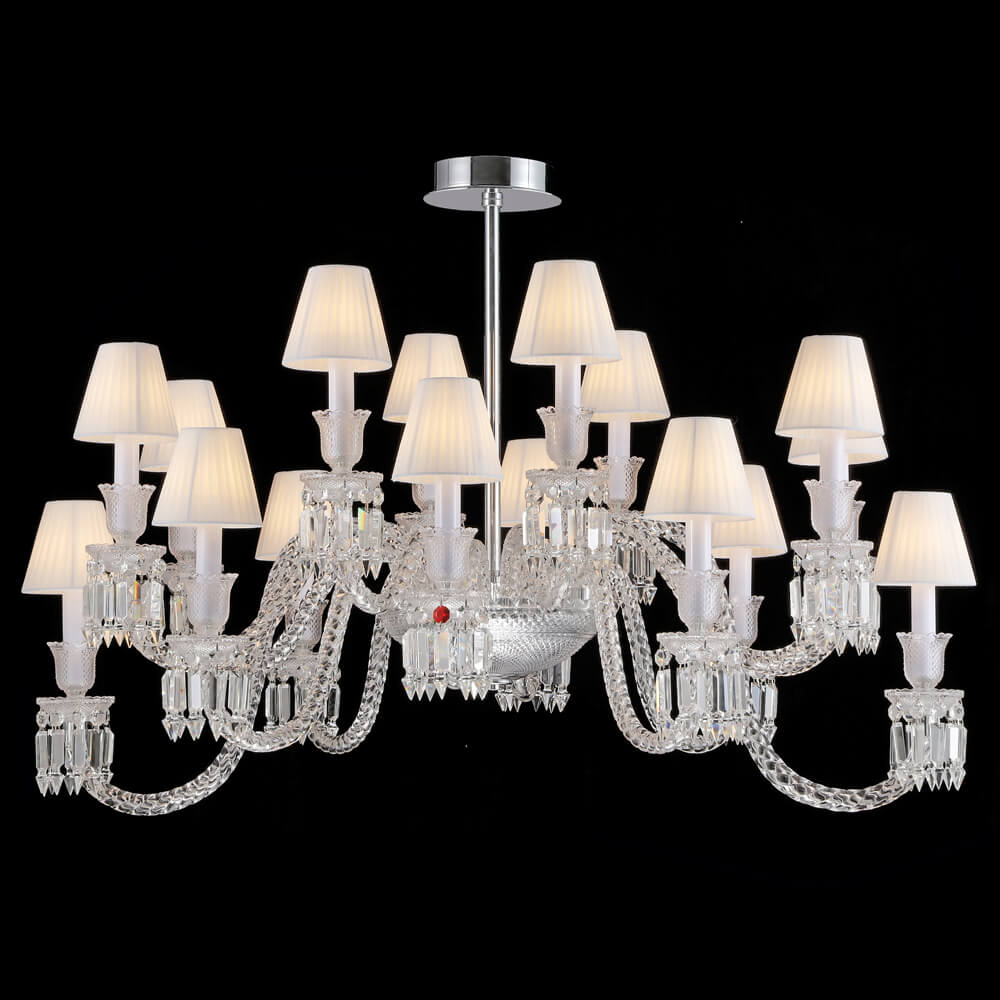 Baccarat Luxury Ellipse Crystal Chandelier-Meet Lighting