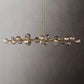 Crysball Oval Chandelier 72"