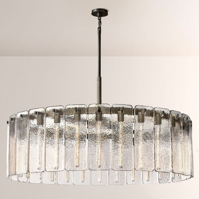 Camette Glass Round Chandelier 48"D
