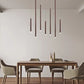 Bellini Round Metal Tubular Pendant Light Chandelier-Meet Lighting