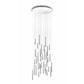 Bellini Round Metal Tubular Pendant Light Chandelier-Meet Lighting