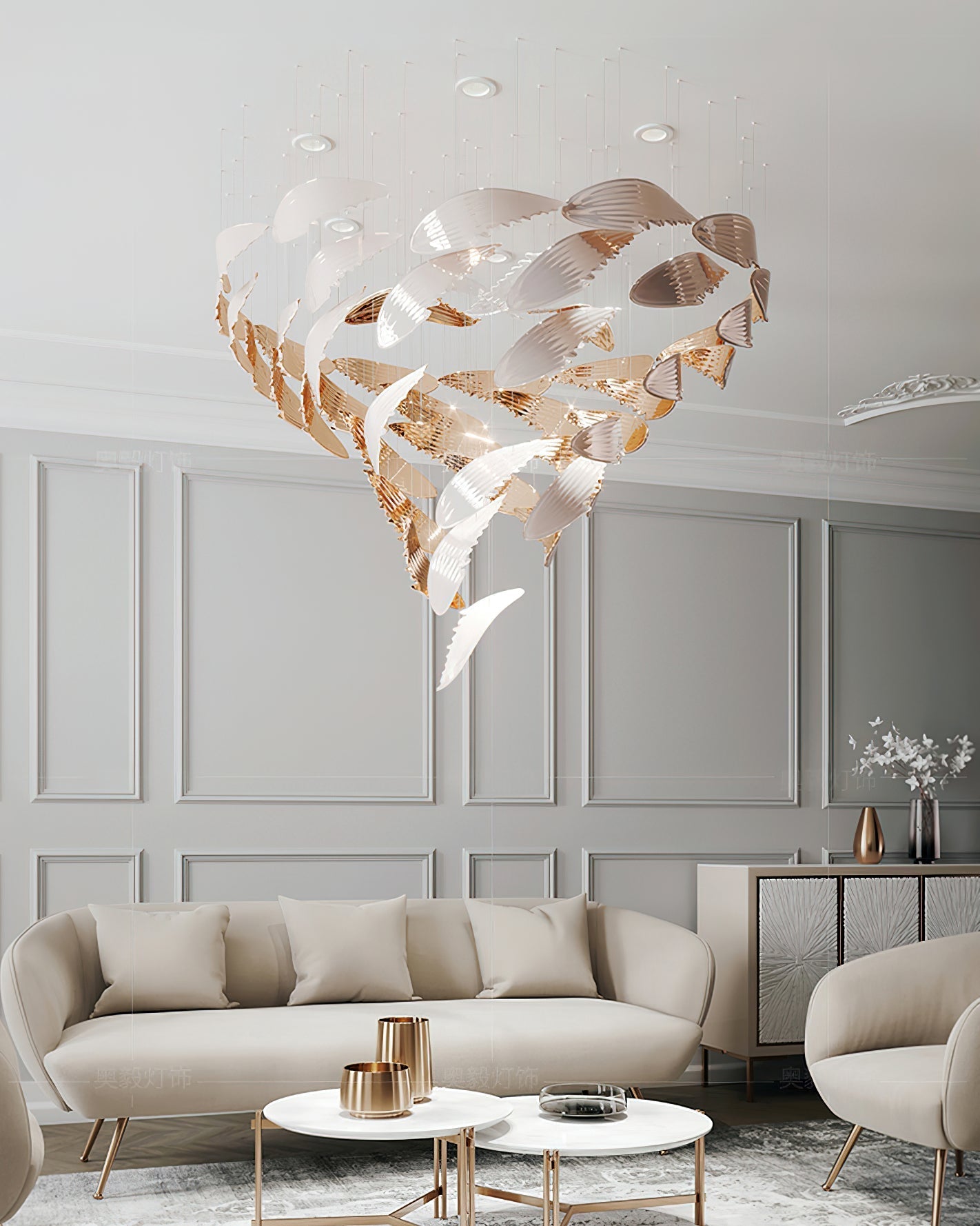 Bennett Chandelier-Meet Lighting