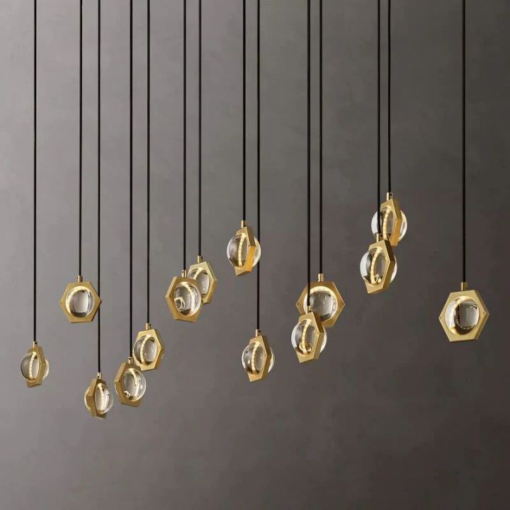 Eclatant Linear Chandelier 72"