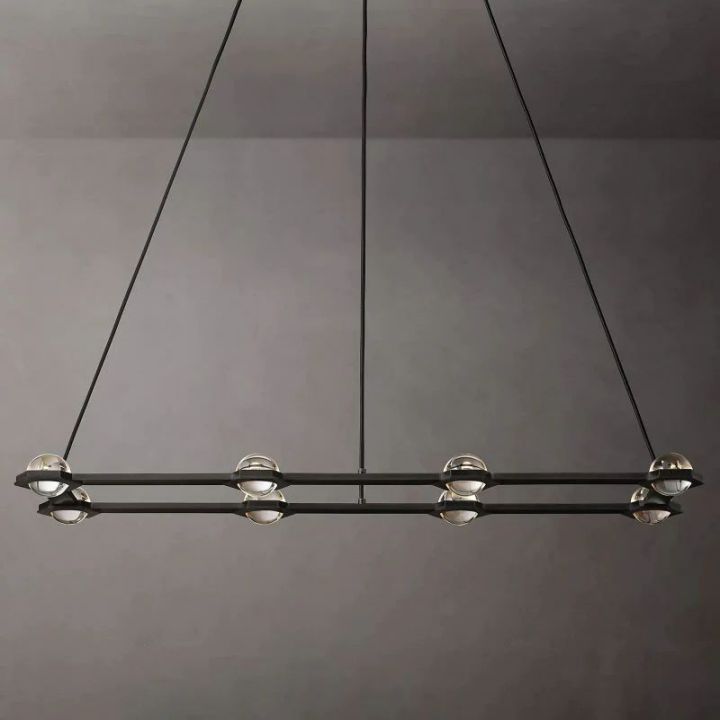 Eclatant Rectangular Chandelier 54"