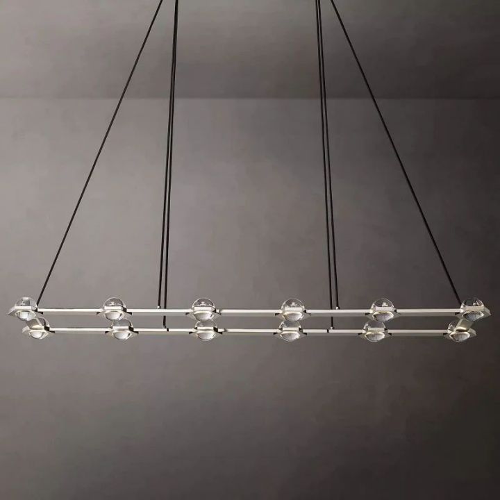 Eclatant Rectangular Chandelier 72"