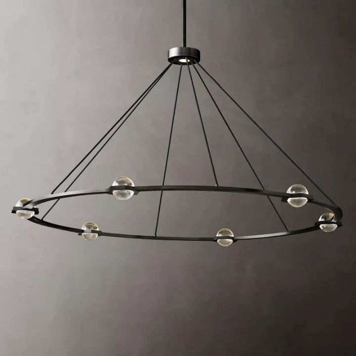 Eclatant Round Chandelier 60"