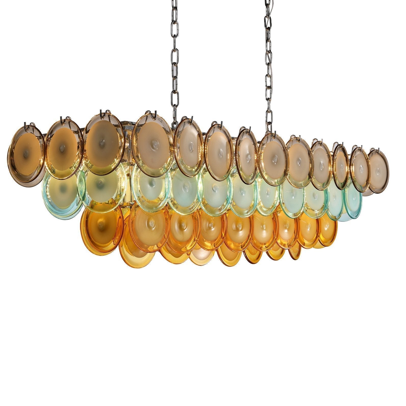 Bettina Rectangle Chandelier-Meet Lighting