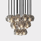 Bille De Crystal Ball Cluster Chandelier 19"-Meet Lighting