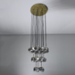 Bille De Crystal Ball Cluster Chandelier 19"-Meet Lighting