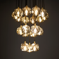 Bille De Crystal Ball Cluster Chandelier 19"-Meet Lighting