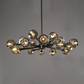 Bille De Crystal Ball Round Chandelier 48"-Meet Lighting