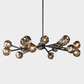 Bille De Crystal Ball Round Chandelier 48"-Meet Lighting