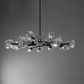 Bille De Crystal Ball Round Chandelier 48"-Meet Lighting