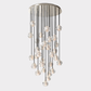 Bille De Crystal Round Cluster Chandelier 30"-Meet Lighting