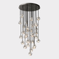 Bille De Crystal Round Cluster Chandelier 30"-Meet Lighting