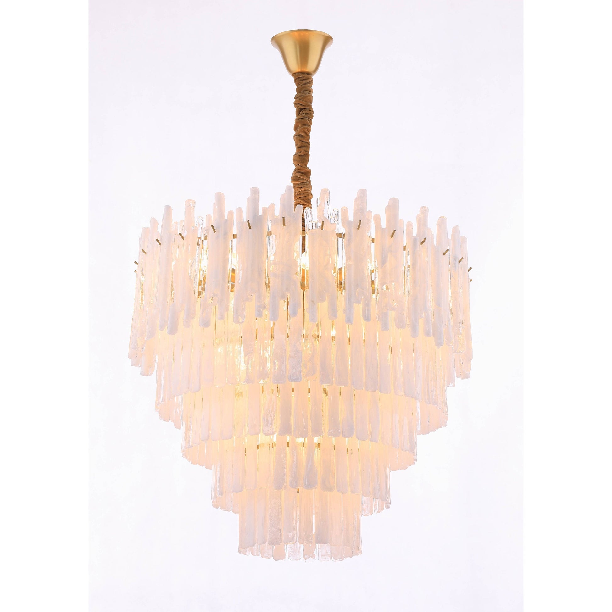 Blanche Tiered Chandelier-Meet Lighting