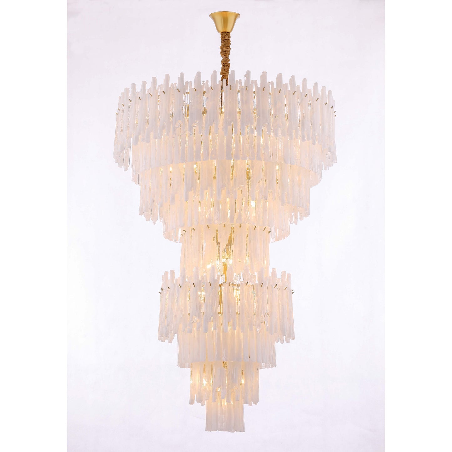 Blanche Tiered Chandelier-Meet Lighting