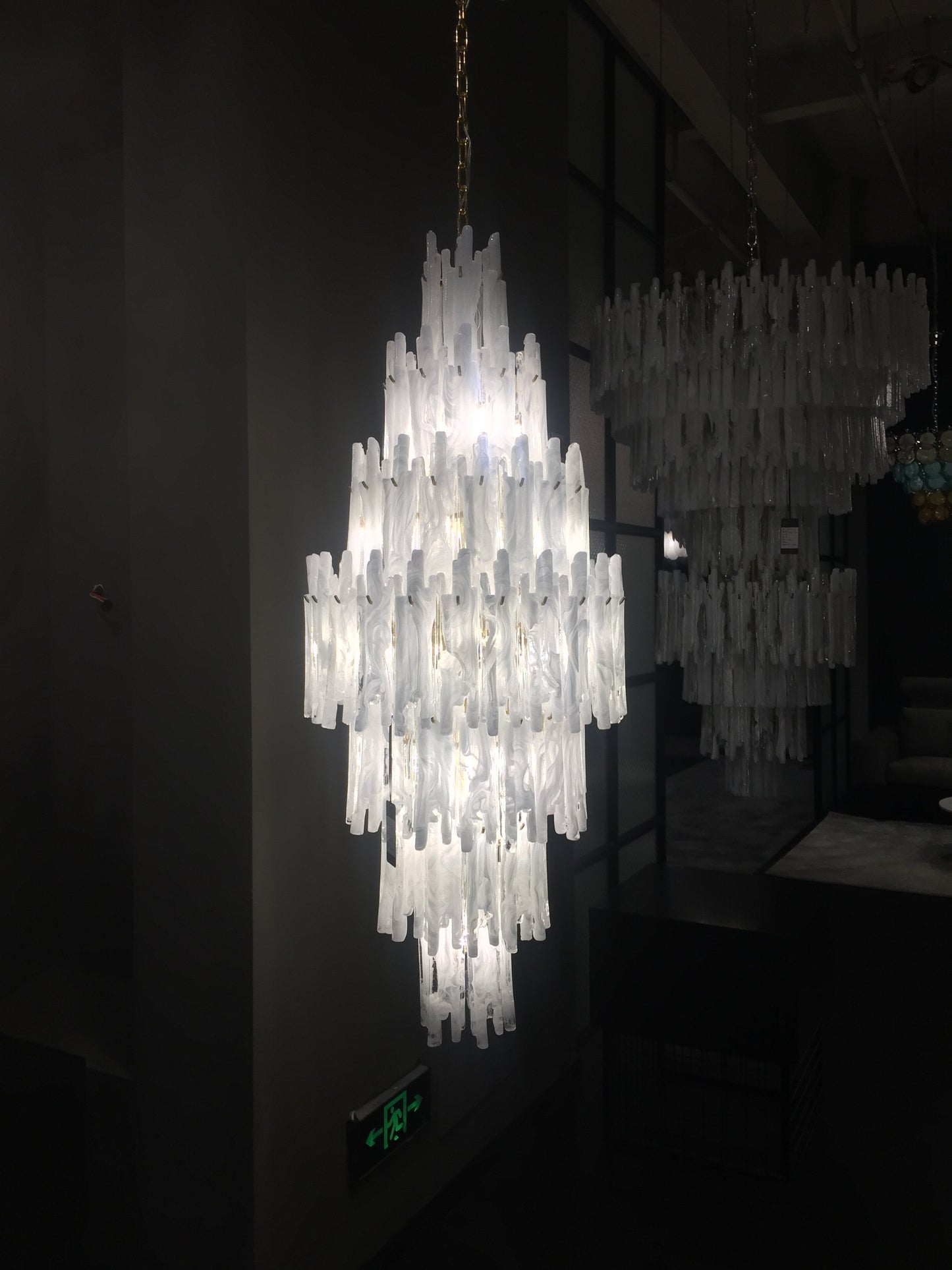 Blanche Tiered Chandelier-Meet Lighting