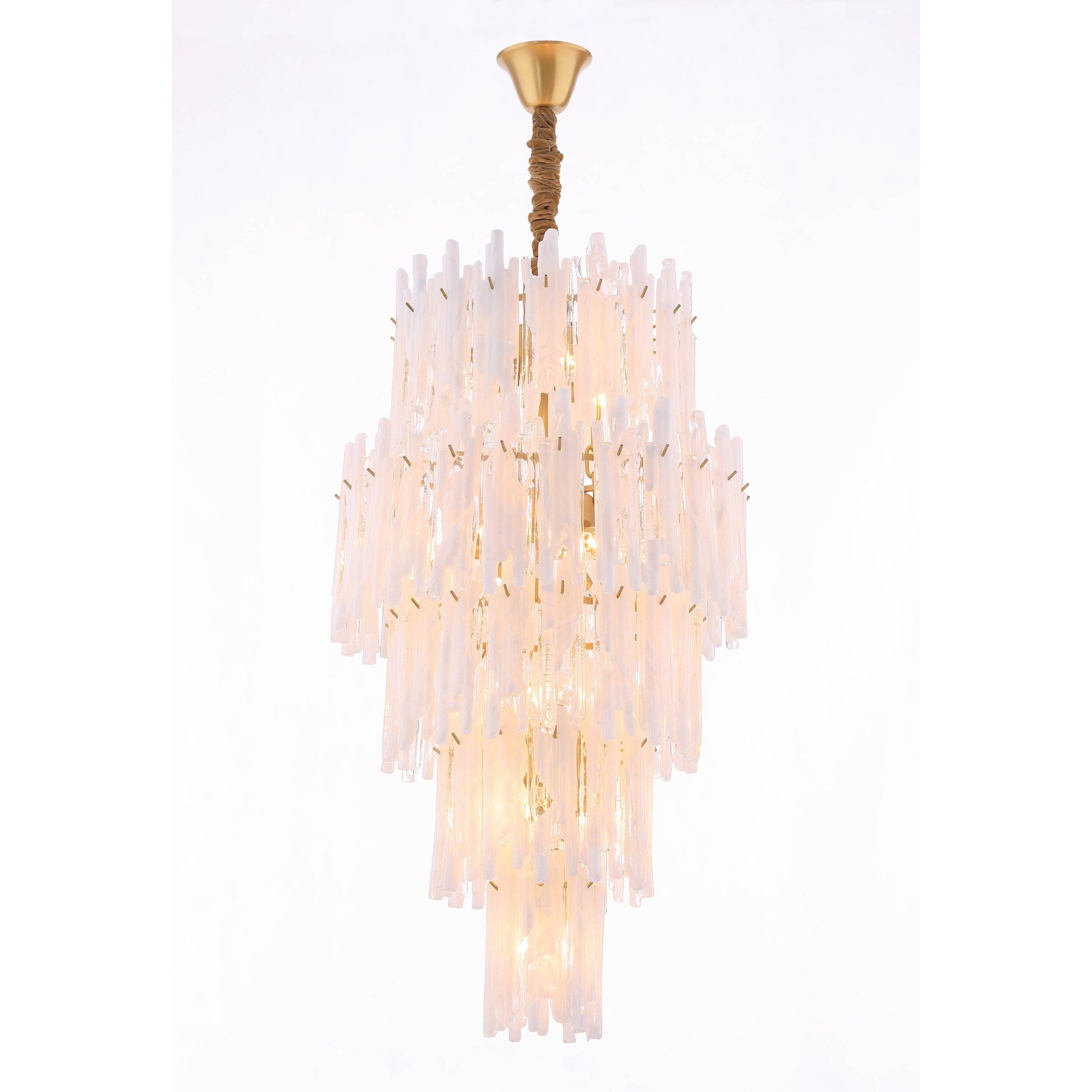 Blanche Tiered Chandelier-Meet Lighting