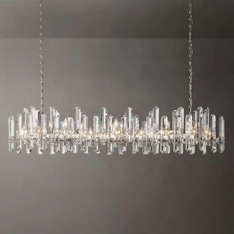 Bonnington Rectangular chandelier 54” 72"-MeetLighting