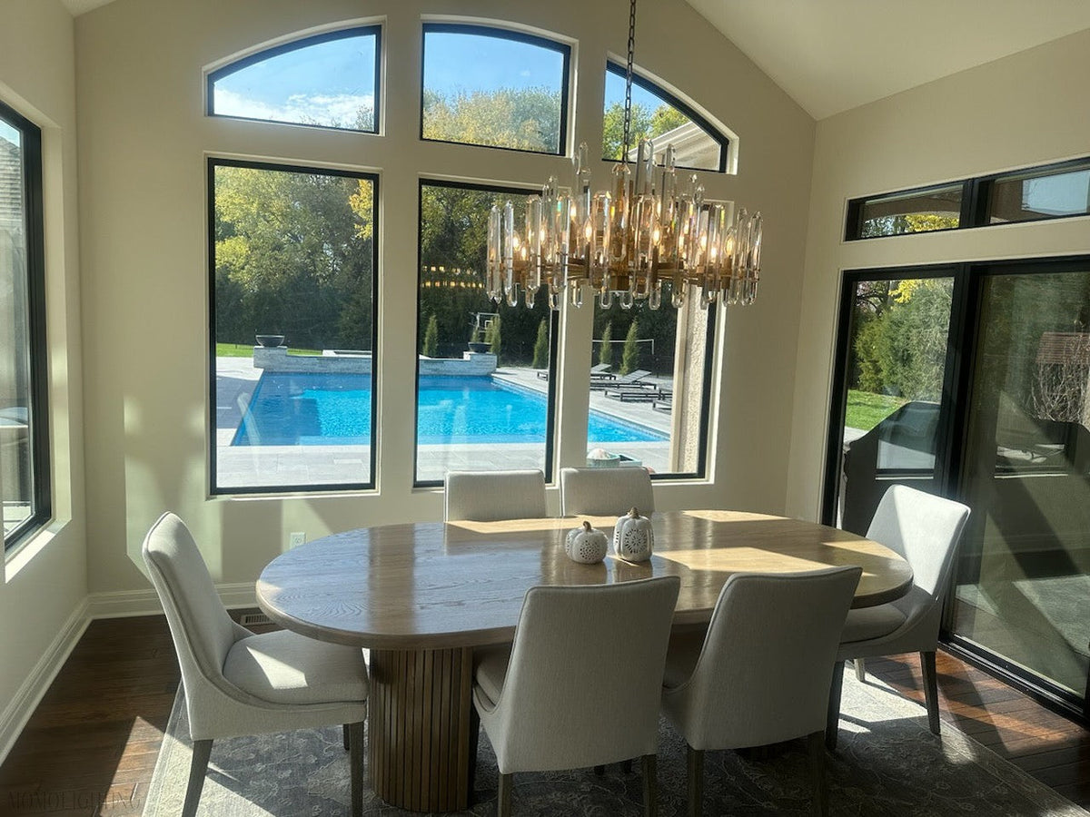 Bonnington Rectangular chandelier 54” 72"-MeetLighting