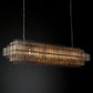 Emily Rectangle Metal Chandelier 54"