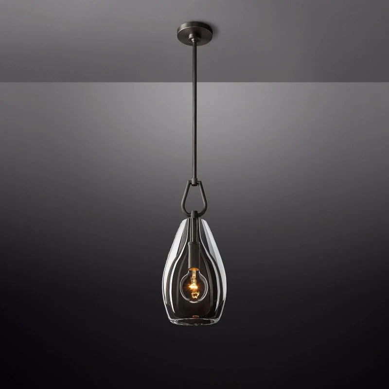 Bota Modern Flute Glass Pendant Light, Pendant Light For Hallway, Kitchen Island Pendant-Meet Lighting