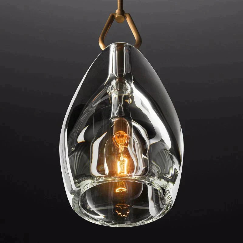 Bota Modern Flute Glass Pendant Light, Pendant Light For Hallway, Kitchen Island Pendant-Meet Lighting