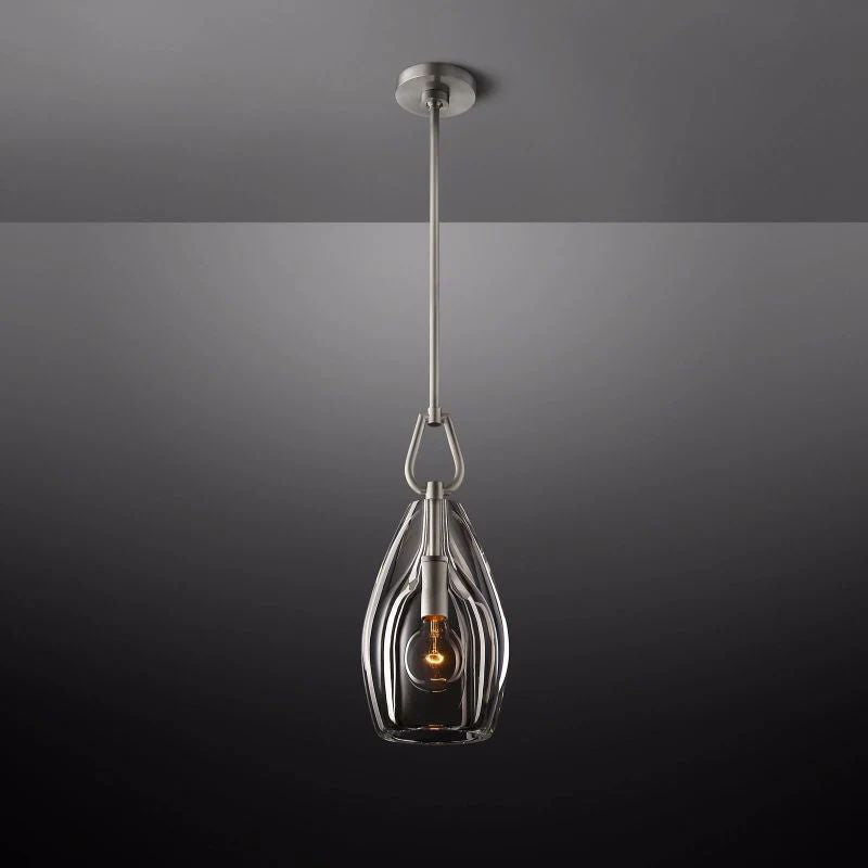 Modern Botanist Flute Crystal Pendant Kitchen Pendants Light