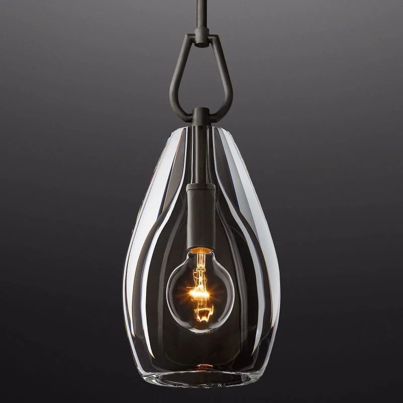 Modern Botanist Flute Crystal Pendant Kitchen Pendants Light