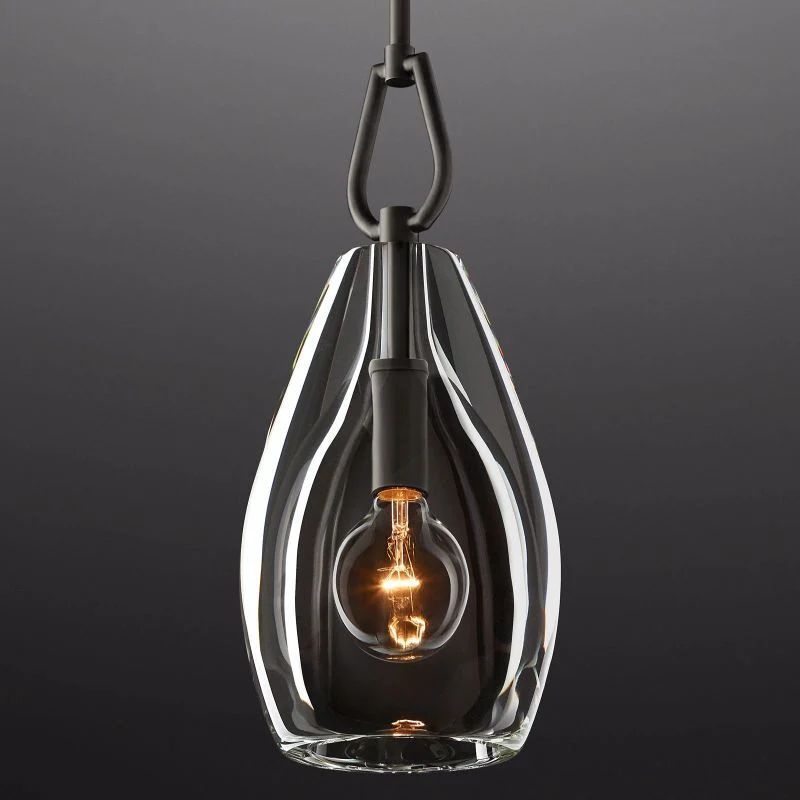 Modern Botanist Flute Crystal Pendant Kitchen Pendants Light