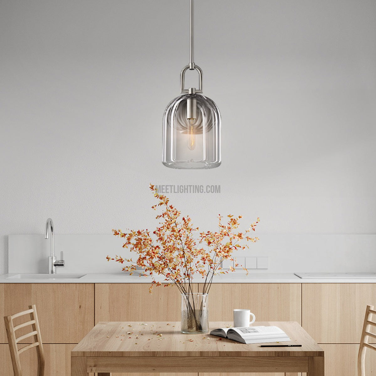 Botanist Upscale Cloche Pendant-Meet Lighting
