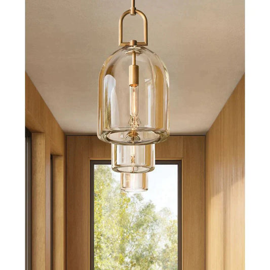 Bota Modern Clothe Glass Pendant Light, Pendant Light For Hallway, Living Room