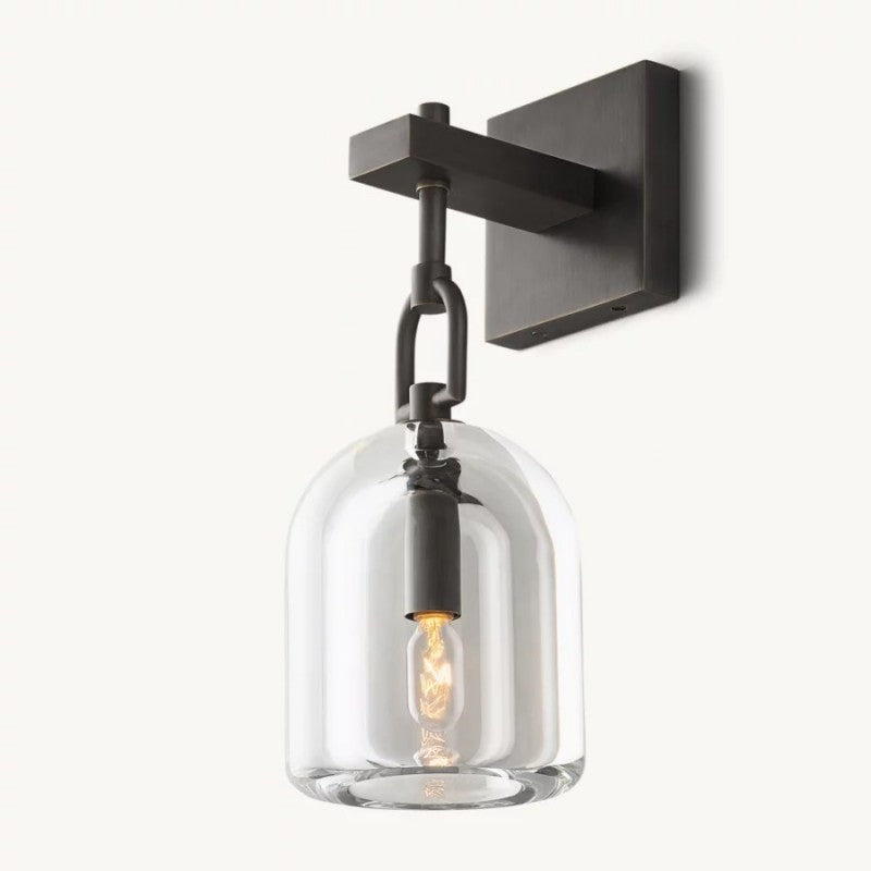 Botanist Bell Crystal Wall Sconce