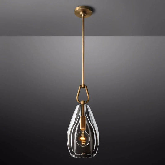 Bota Modern Flute Glass Pendant Light, Pendant Light For Hallway, Kitchen Island Pendant